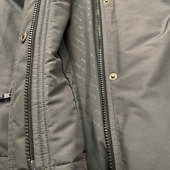 ESPRIT - dark gray rain coat - Picture 3 of 7